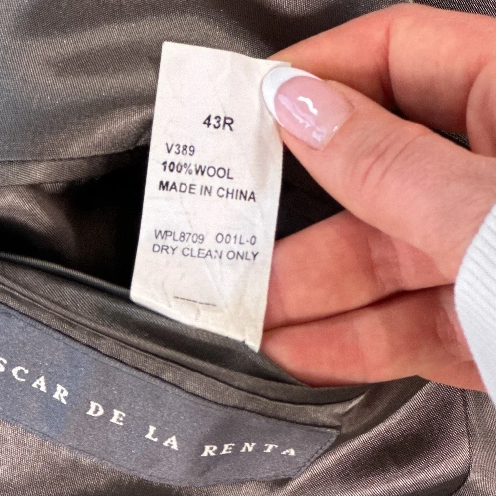 Oscar De La Renta Men’s 100% Wool Sport Coat Camel 43R